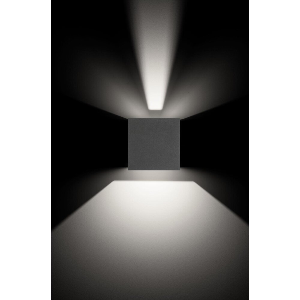 LCD Fischeck Wandleuchte LED Anthrazit, 2-flammig main product photo