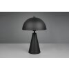 Pilzlampe Trio Alfie Tischleuchte Schwarz, 1-flammig