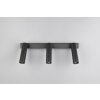 Trio Ambala Deckenspot LED Schwarz, 3-flammig