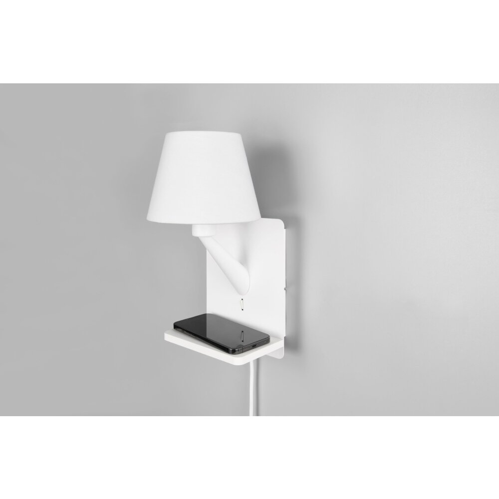 Trio Comfort Wandleuchte Weiß, 1-flammig main product photo
