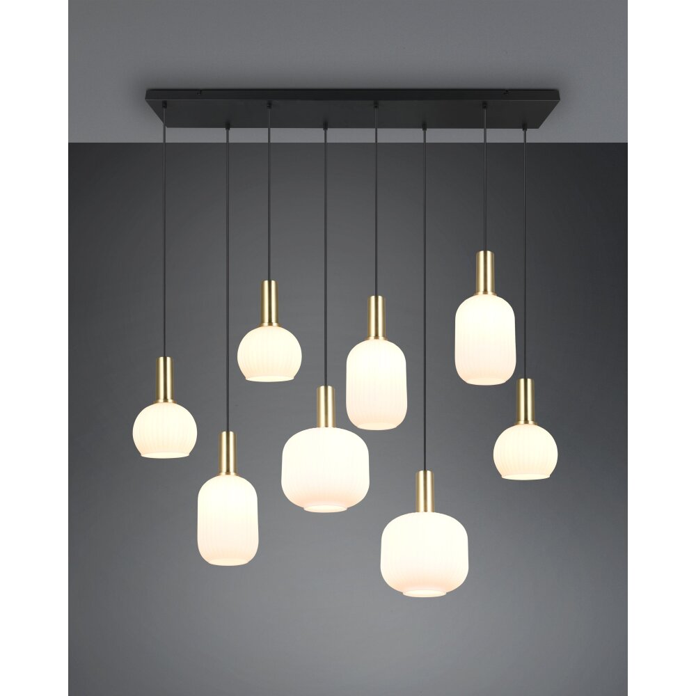 Trio Diva Pendelleuchte Messing, 8-flammig main product photo