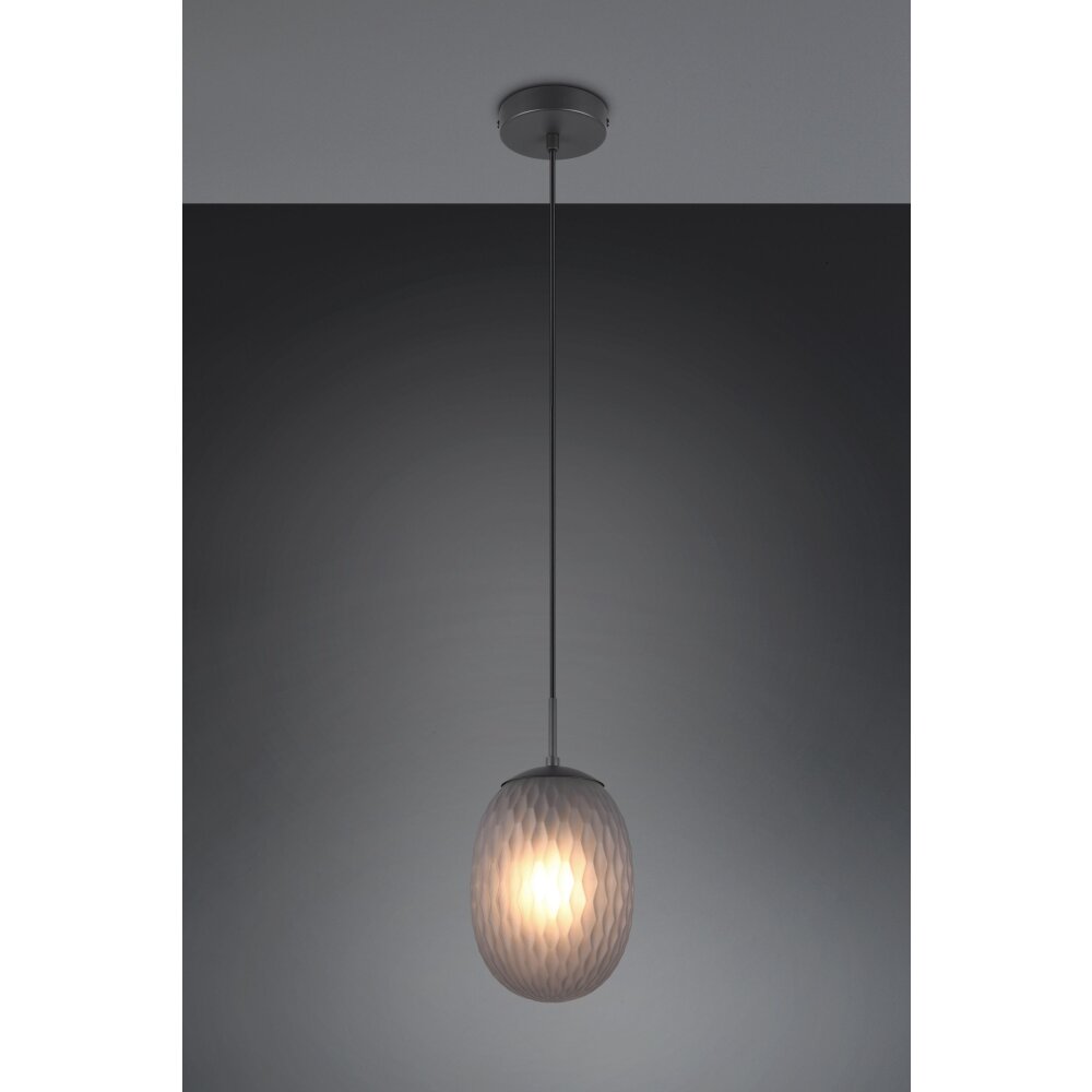 Trio Facette Pendelleuchte Schwarz, 1-flammig main product photo