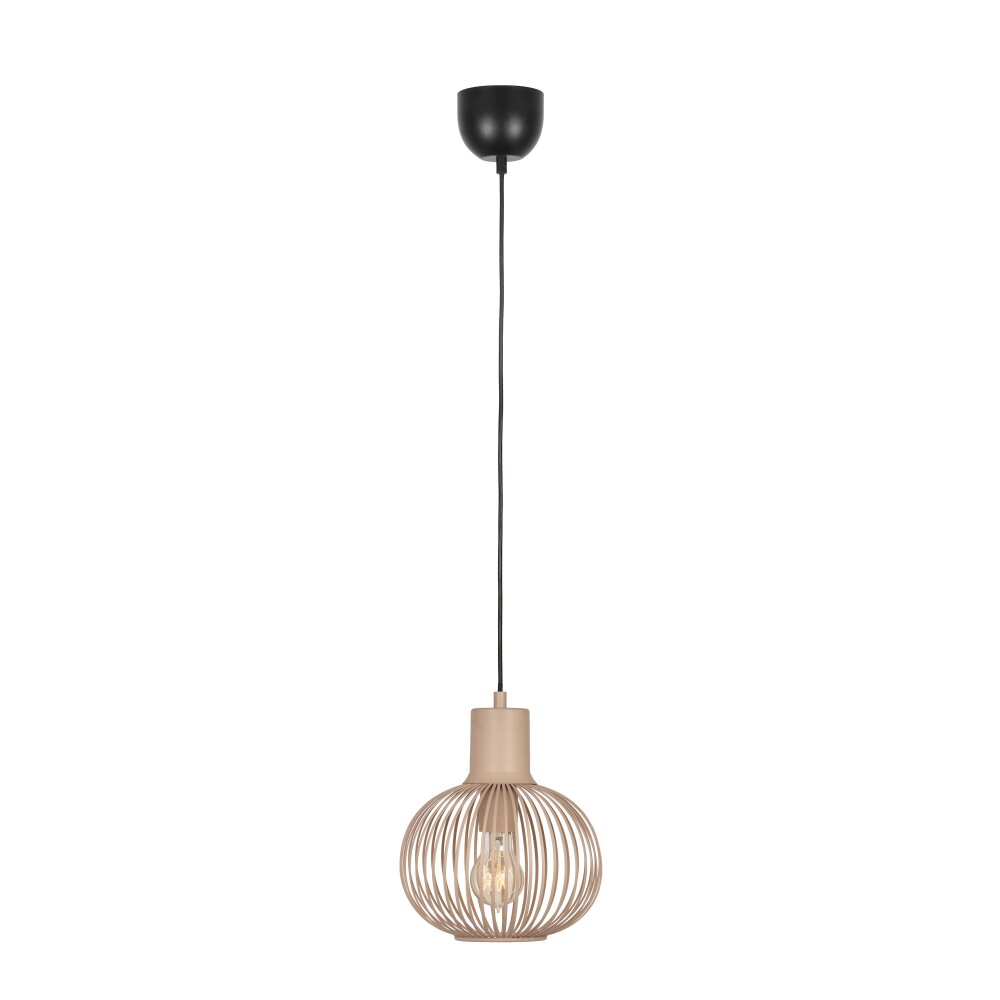 Trio GILA Pendelleuchte Beige, 1-flammig main product photo