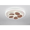 Trio Mandala Deckenleuchte LED Grau, 1-flammig, Fernbedienung