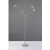 Trio Marley Stehlampe Nickel-Matt, 5-flammig