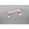 Trio Marley Deckenspot Braun, 2-flammig