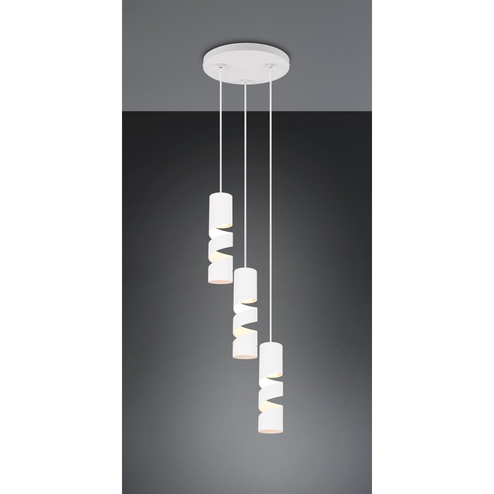 Trio Stream Pendelleuchte Weiß, 3-flammig main product photo