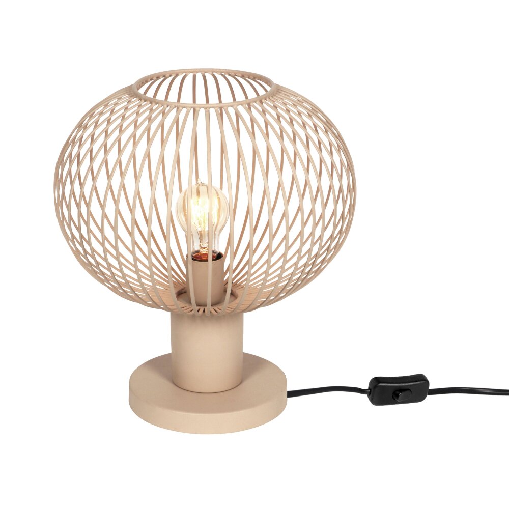 Trio Gila Tischleuchte Beige, 1-flammig main product photo