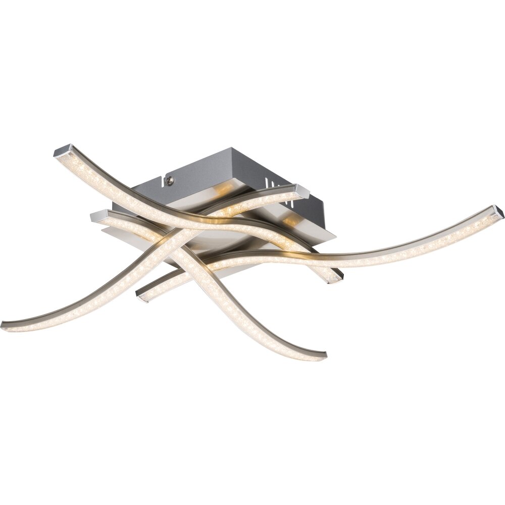 Globo Jorne Deckenleuchte LED Nickel-Matt, 1-flammig main product photo