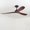 Follseland Deckenventilator Braun, Holzoptik, Schwarz