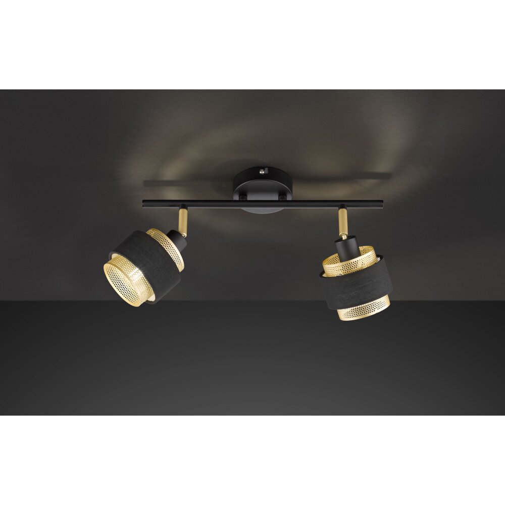 Wofi GROVE Deckenleuchte Schwarz, 2-flammig main product photo