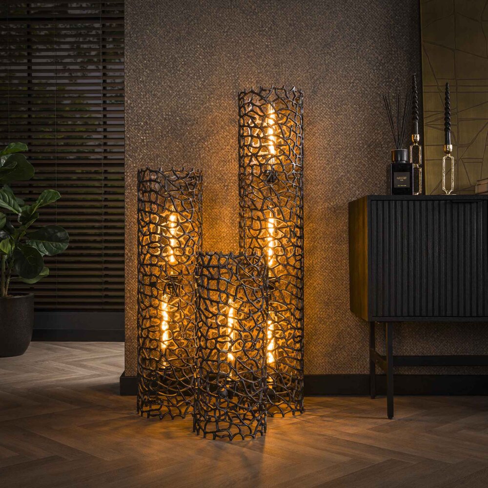 Cortecega Stehleuchte Schwarz, 2-flammig main product photo