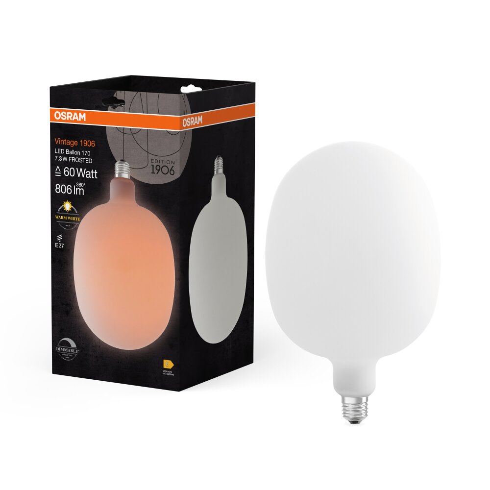 Osram LED E27 7,3 Watt 2700 Kelvin 806 Lumen main product photo