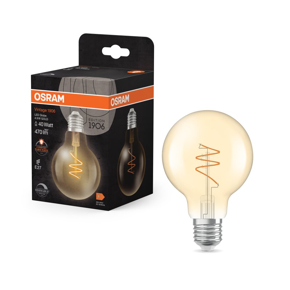 Osram LED E27 4,9 Watt 2200 Kelvin 470 Lumen main product photo
