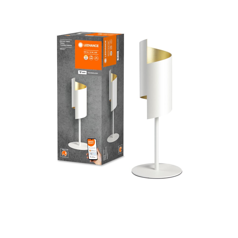 LEDVANCE SMART WIFI DECOR Tischleuchte Weiß, 1-flammig main product photo