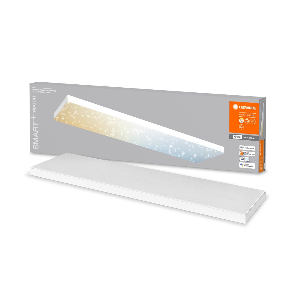 LEDVANCE SMART WIFI PLANONFL SPARK Wand- und Deckenleuchte Weiß, 1-flammig main product photo