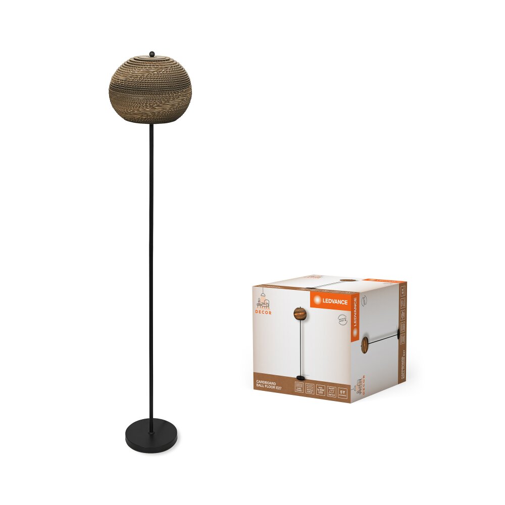 LEDVANCE DECOR Wand- und Deckenleuchte Braun, 1-flammig main product photo