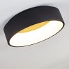 Kampal Deckenleuchte LED Schwarz, 1-flammig