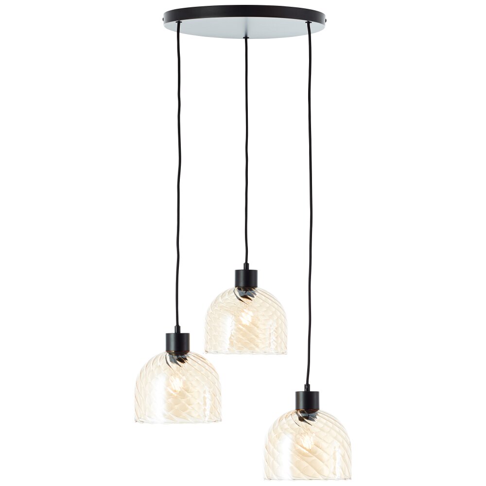 Brilliant Casto Pendelleuchte Schwarz, 3-flammig main product photo