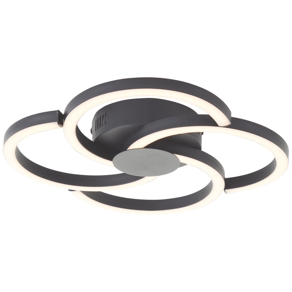 Brilliant Fico Deckenleuchte LED Schwarz, 1-flammig main product photo
