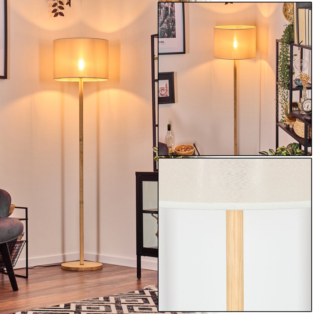 Bassagoda Stehleuchte Naturfarben, 1-flammig main product photo