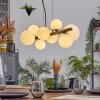 Chehalis Pendelleuchte Glas 10 cm, 12 cm, 15 cm Weiß, 8-flammig