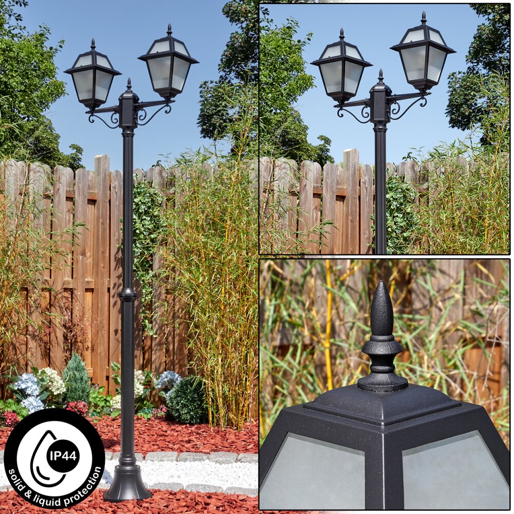 Fornelos Kandelaber Schwarz, 2-flammig main product photo