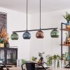 Koyoto Pendelleuchte Glas 15 cm Blau, Grün, Kupferfarben, 4-flammig