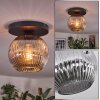 Ripoll Deckenleuchte Glas 20 cm Rauchfarben, 1-flammig