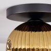 Ripoll Deckenleuchte Glas 20 cm Gold, Klar, 1-flammig