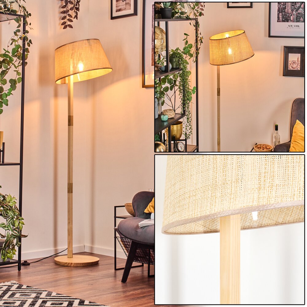 Sabadim Stehleuchte Naturfarben, 1-flammig main product photo