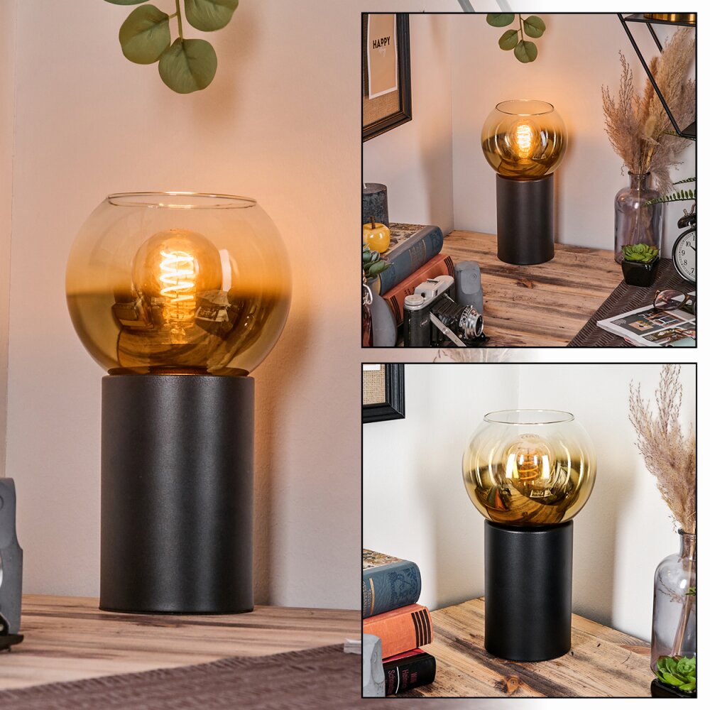 Koyoto Tischleuchte Glas 15 cm Gold, Klar, 1-flammig main product photo