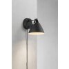 Design For The People by Nordlux Strap Wandleuchte Schwarz, 1-flammig