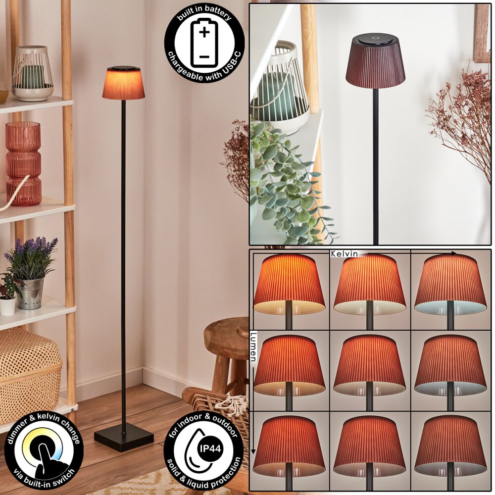 Longchamps Stehleuchte LED Schwarz, 1-flammig main product photo