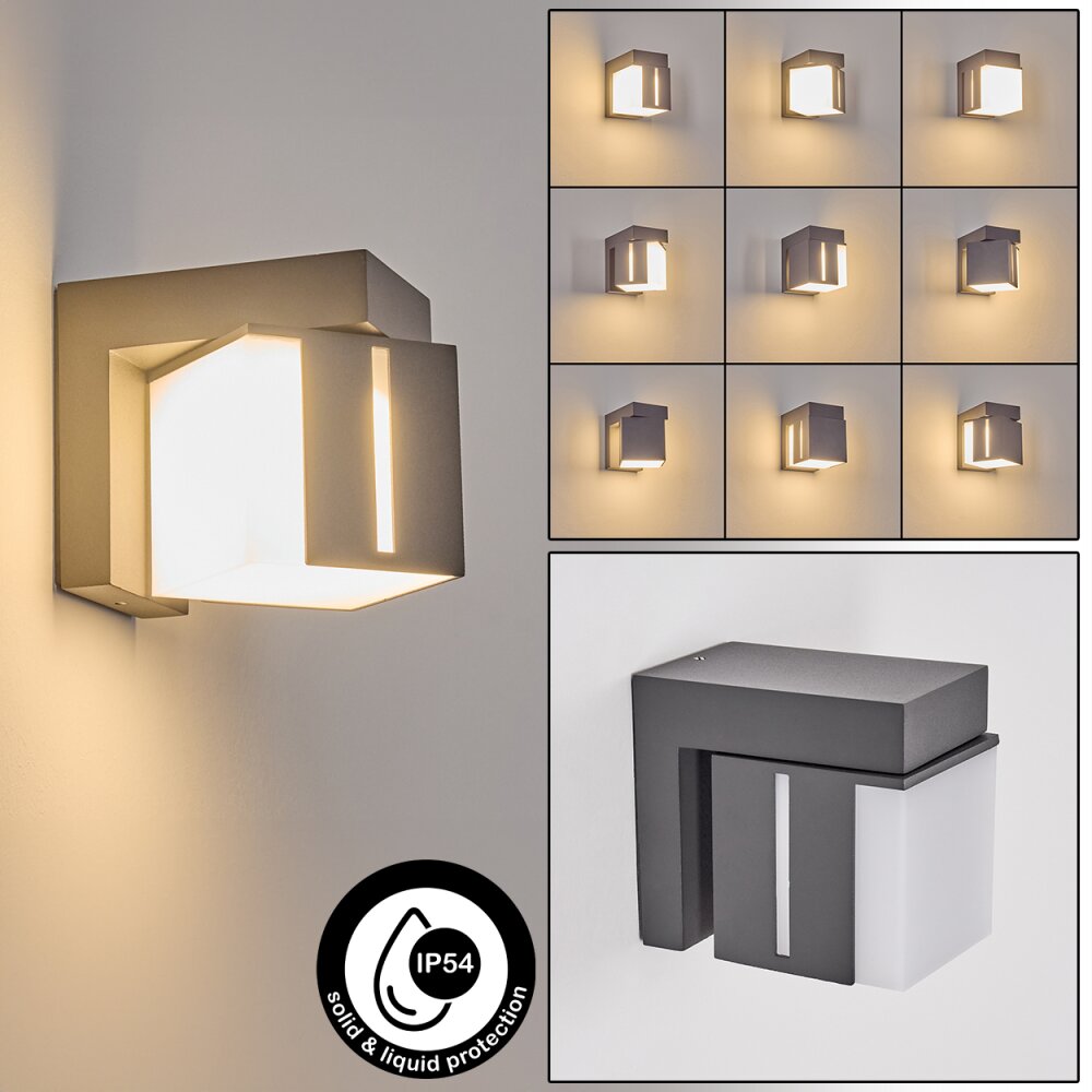 Swanek Außenwandleuchte LED Anthrazit, 1-flammig main product photo