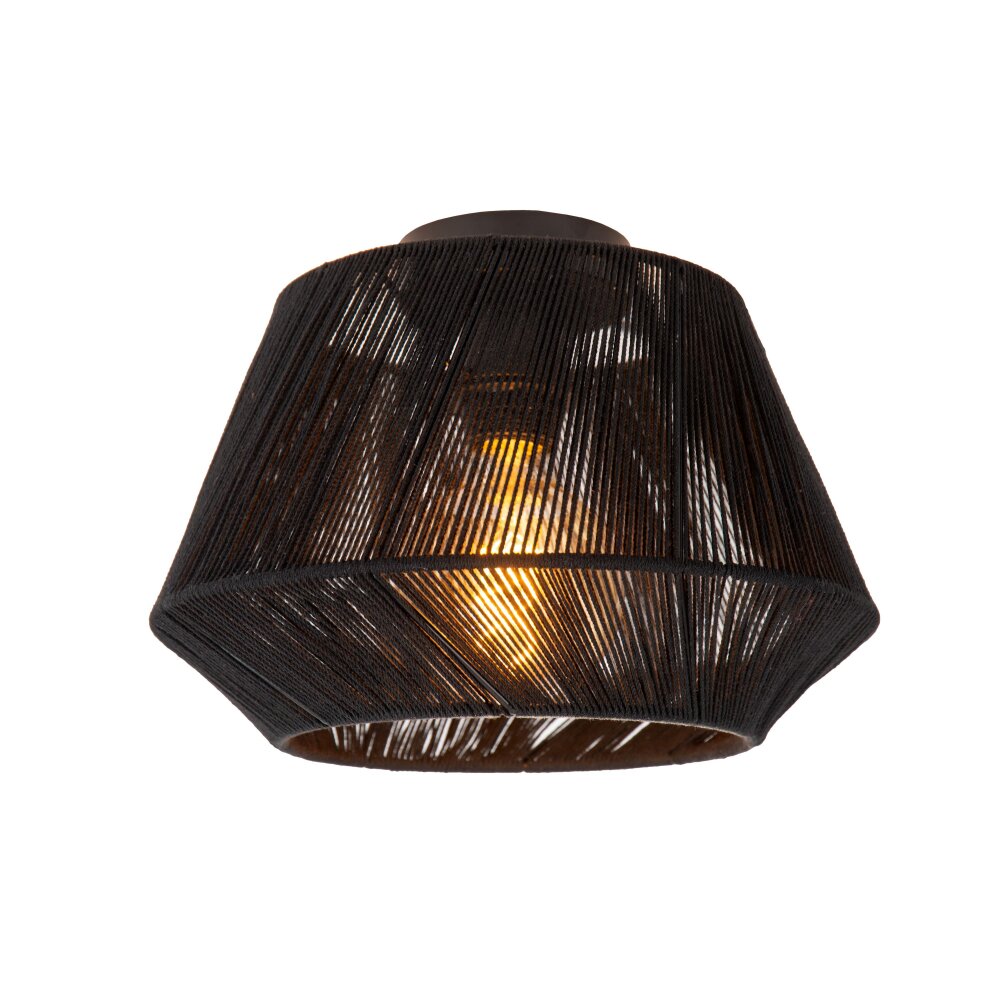 Lucide JESSICA Deckenleuchte Schwarz, 1-flammig main product photo