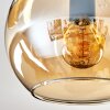 Koyoto Deckenleuchte Glas 15 cm Bernsteinfarben, 3-flammig