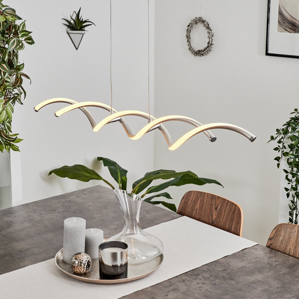 Galette Pendelleuchte LED Nickel-Matt, 1-flammig main product photo