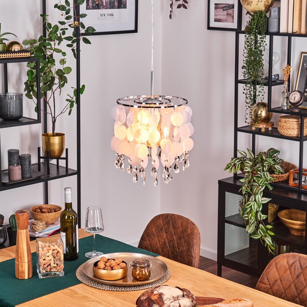 Ciora Hängeleuchte Chrom, 1-flammig main product photo