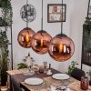 Gastor Hängeleuchte Glas 30 cm Kupferfarben, 3-flammig