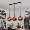 Gastor Hängeleuchte Glas 30 cm Kupferfarben, 3-flammig