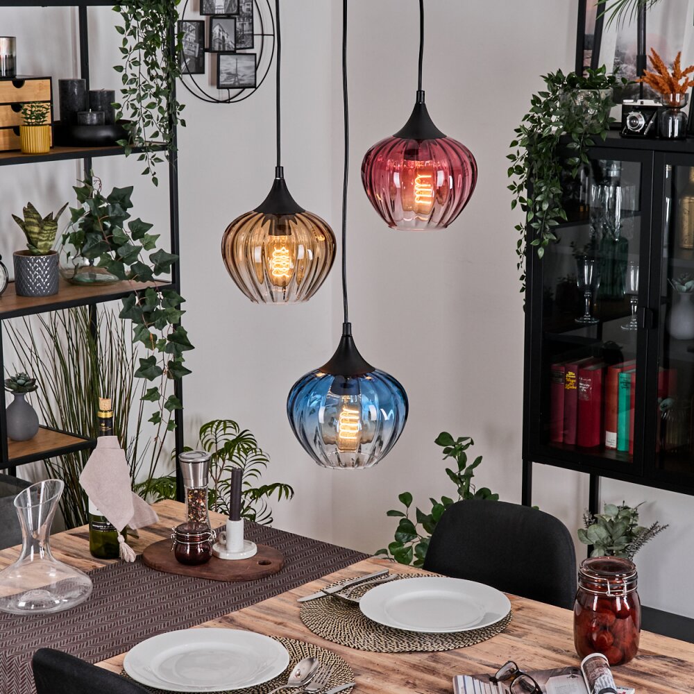 Ballebro Hängeleuchte Schwarz, 3-flammig main product photo