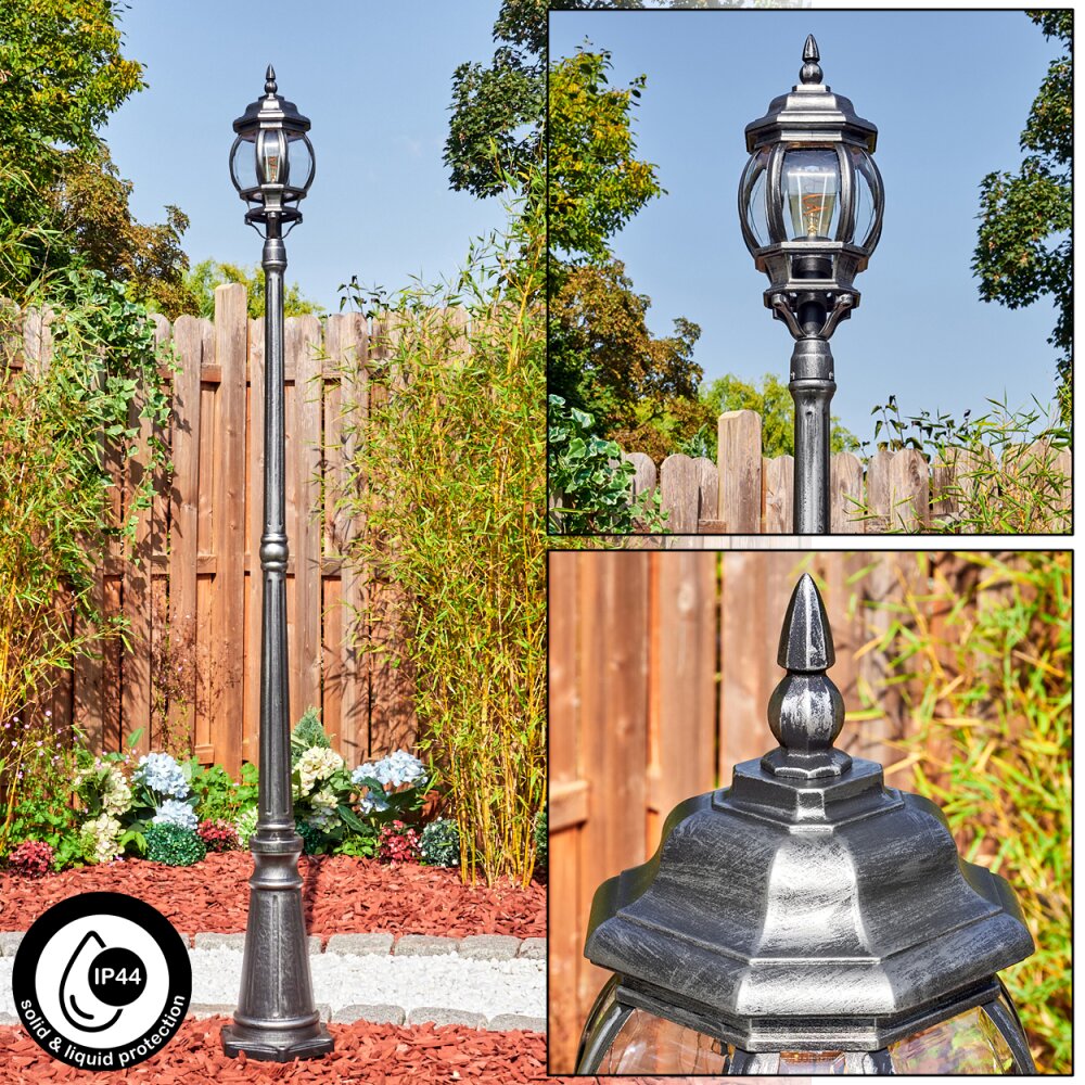 Lentua Kandelaber Schwarz, Silber, 1-flammig main product photo