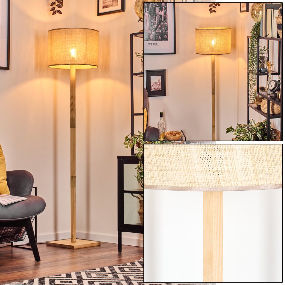 Sabadim Stehleuchte Naturfarben, 1-flammig main product photo