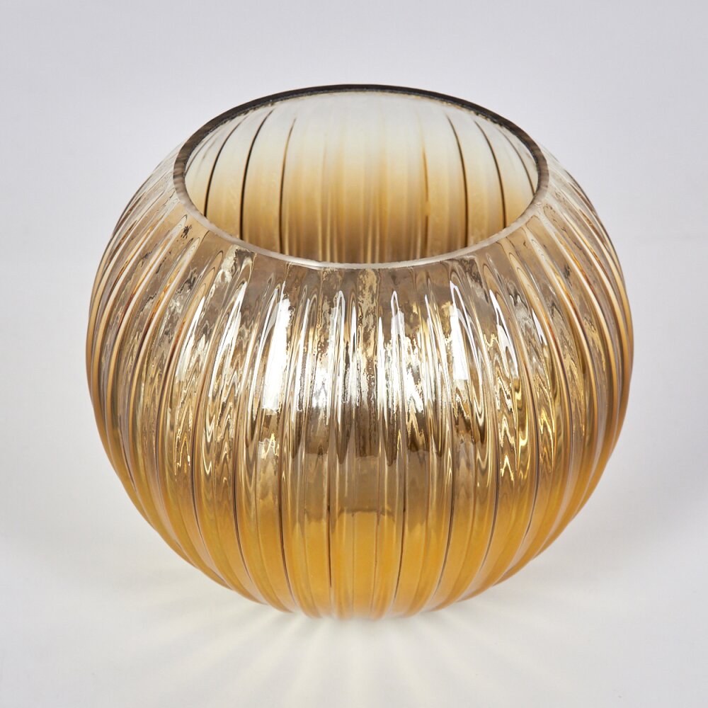 Glas-Lampenschirm Koyoto Ersatzglas 15 cm Gold, Klar main product photo