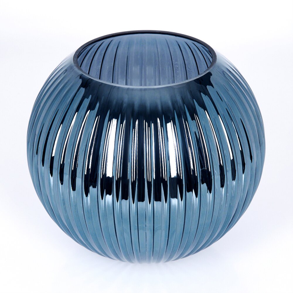 Glaslampenschirm Koyoto Ersatzglas 25 cm Blau main product photo