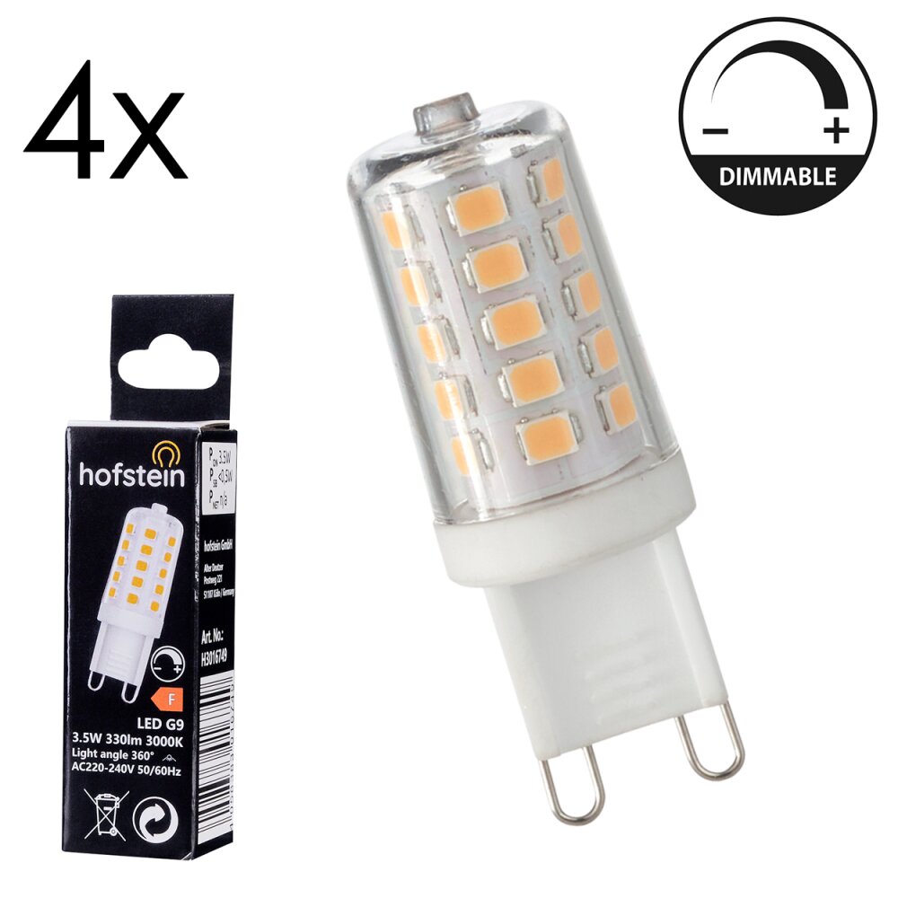 LED G9 4er Set 3,5 Watt 3000 Kelvin 330 Lumen main product photo