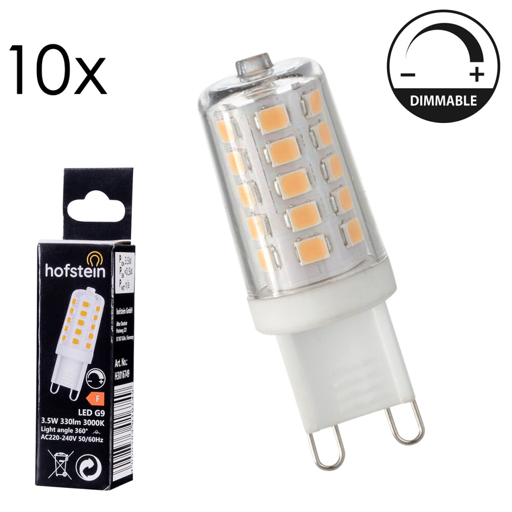 LED G9 10er Set 3,5 Watt 3000 Kelvin 330 Lumen main product photo