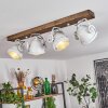 Herford  Deckenleuchte Holz dunkel, 4-flammig
