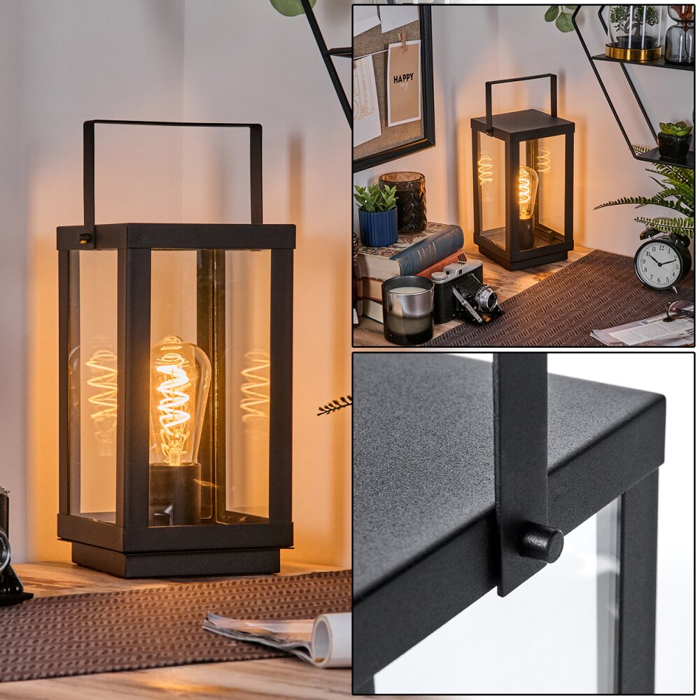 Karan Tischleuchte Schwarz, 1-flammig main product photo